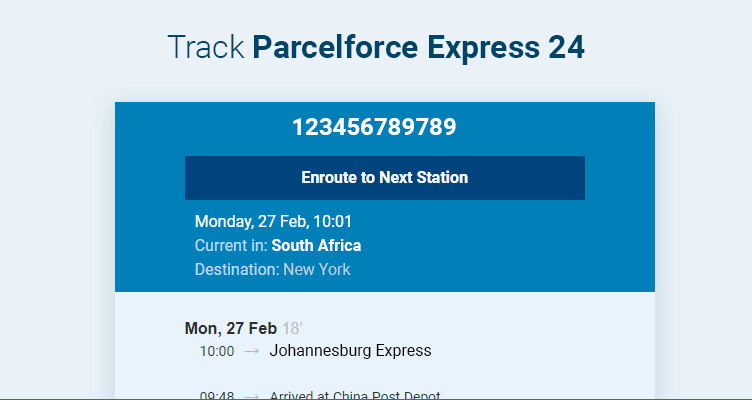 parcelforce 24 delivery times uk